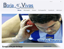Tablet Screenshot of borjavivas.es
